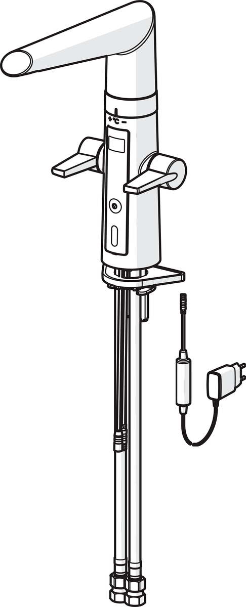 Oras 2722F Смеситель для кухни, 230/5 V 2722F Optima Хром  - Вид №3
