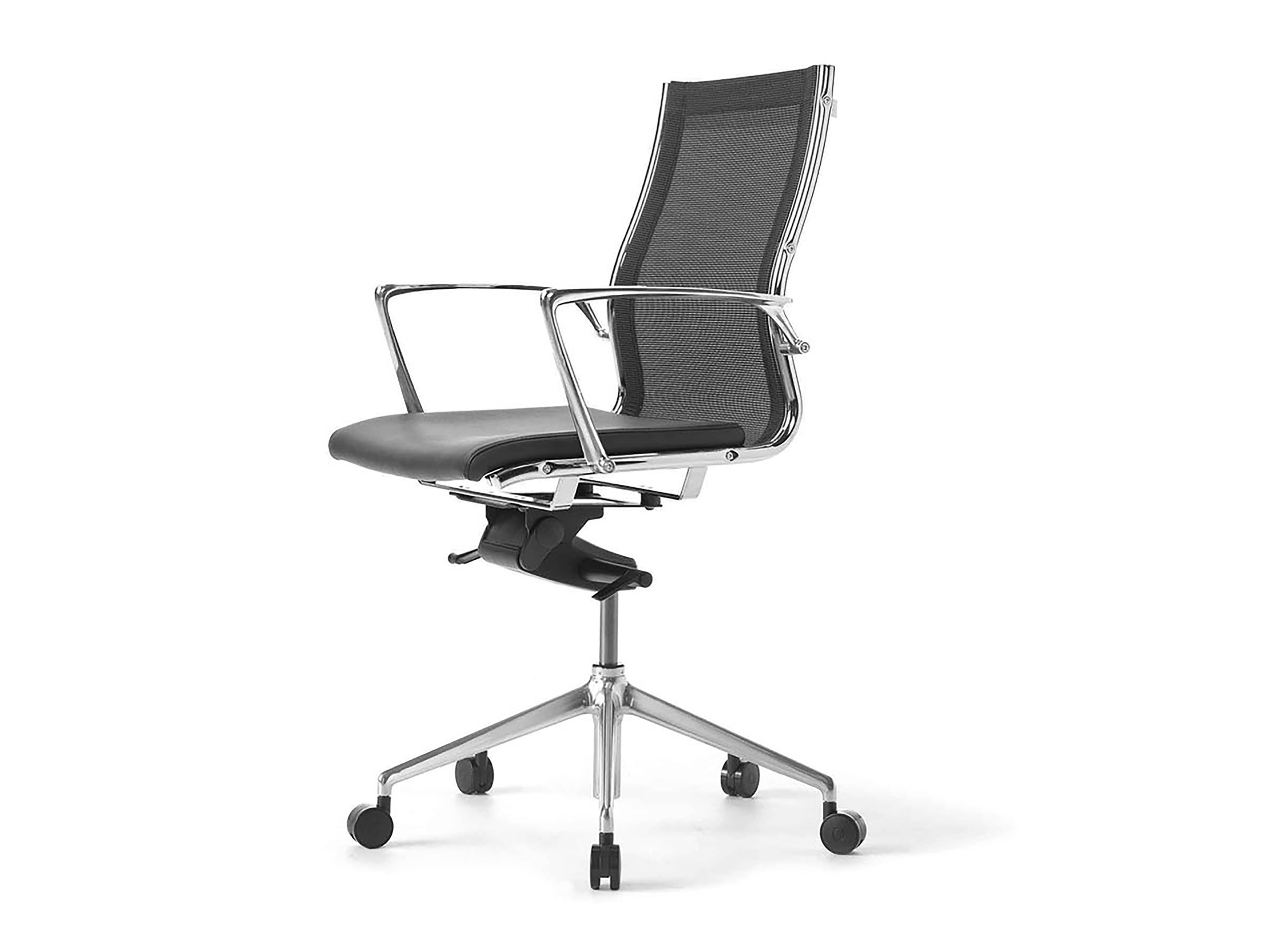 Офисное кресло с сетчатой спинкой и кожаным мягким сиденьем SITIA Гавана ARCH-00139894 - Вид №2