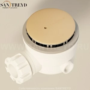 Flaminia PLFC Донный клапан с коричневой накладкой для душевого поддона PLFC.9004