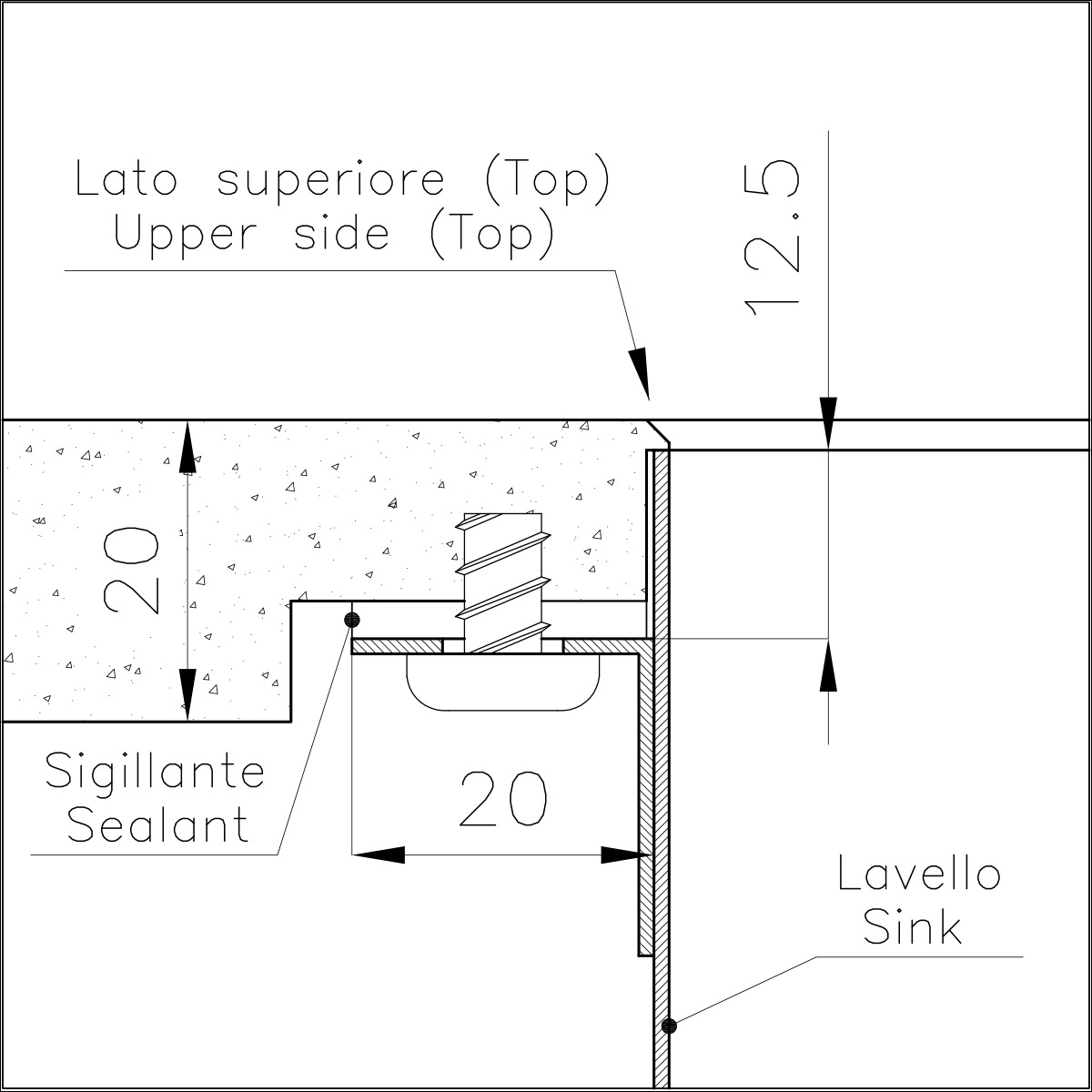 4157851 Раковина Phantom Edge Vintage - 4157851 Fosterspa  - Вид №6