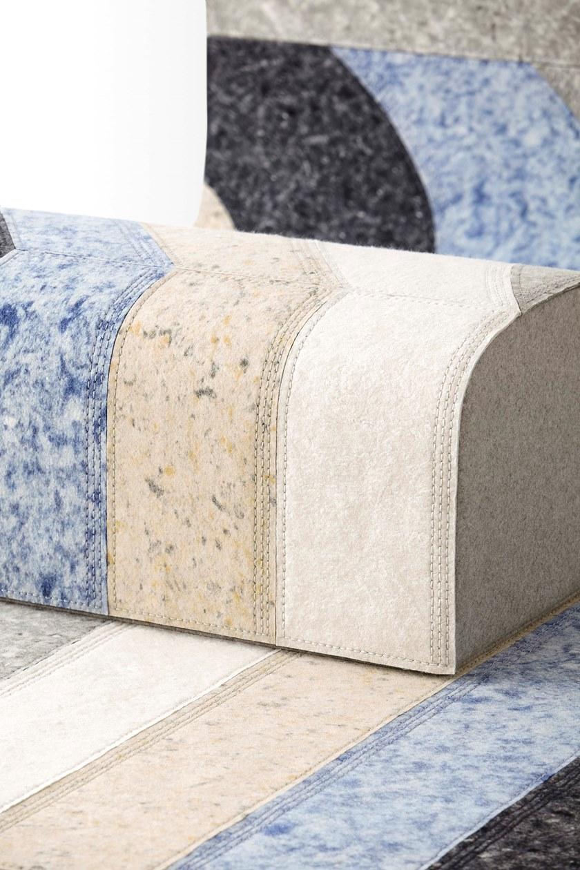 GAN Прямоугольный коврик ручной работы из синтетического волокна Nuances sun-id-1427602 - Вид №15