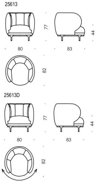 Wittmann Кресло с подлокотниками Vuelta sun-id-1428504 - Вид №6