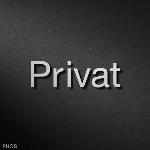 B0701-40 Надпись частная, высота шапки 40 мм PHOS
