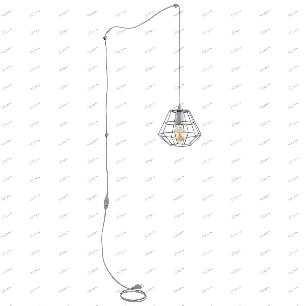 Подвесной светильник TK Lighting 2201 Diamond TK LIGHTING DIAMOND GRAY 196408 Серый 