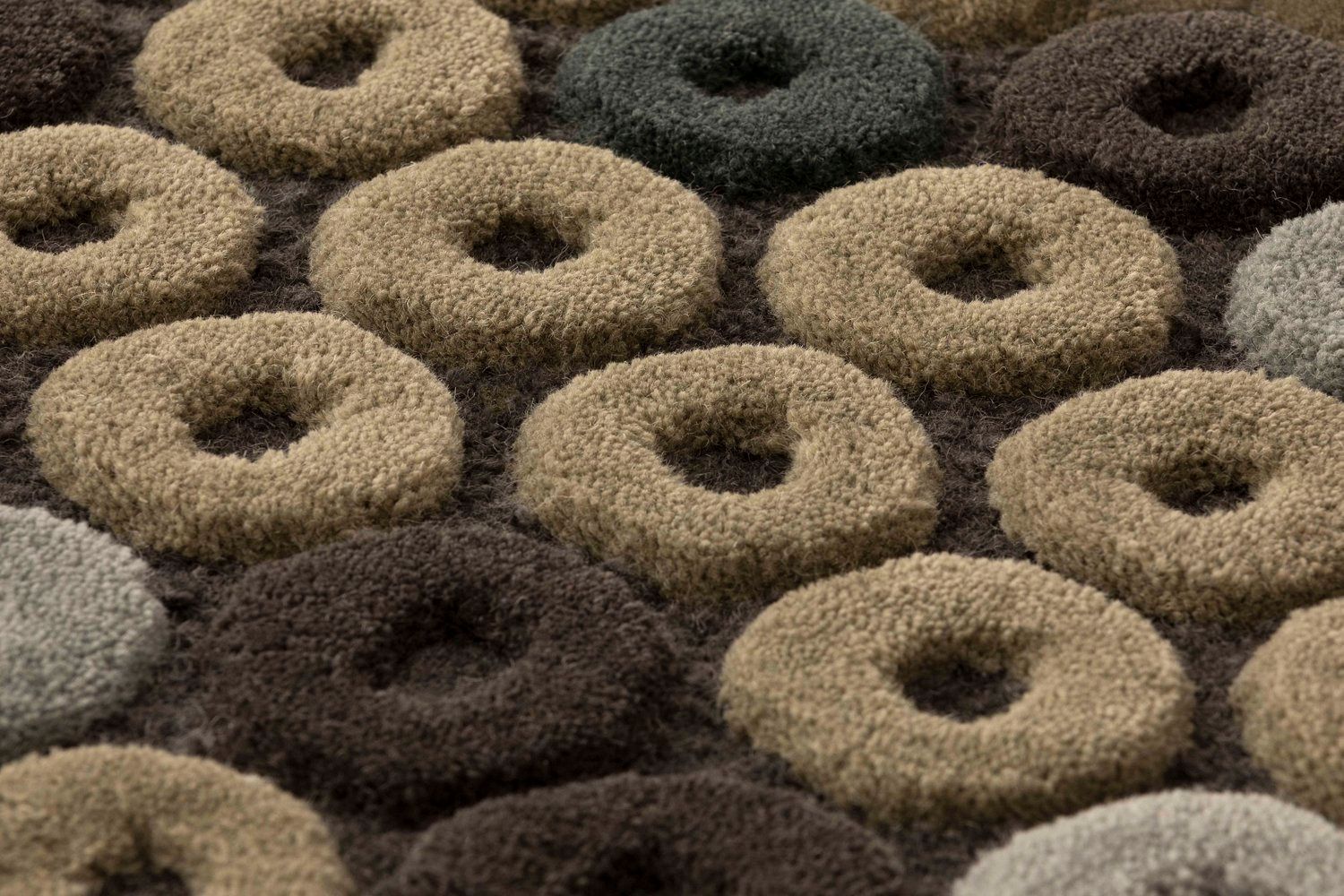 Прямоугольный ковер ручной работы из шерсти с геометрическим рисунком GAN Chimos ARCH-00061587 - Вид №2