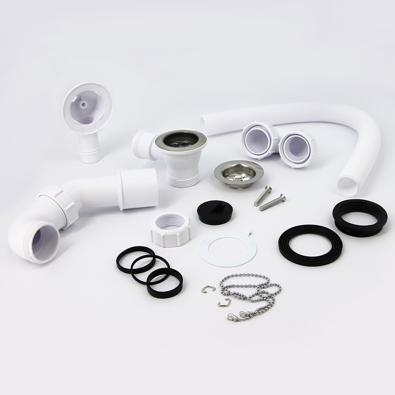 Слив-перелив McAlpine L368 х D34 мм нерж. реш. пробкой и цепочкой выход D=40/50 мм MRB1 - Вид №1