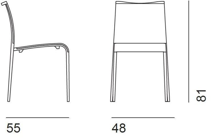 Desalto Штабелируемый садовый стул из полиэстера Sand sun-id-1430398 - Вид №7