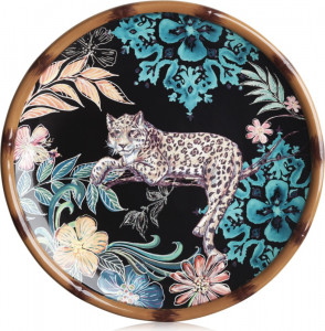 10643377 Certified International Тарелка закусочная Certified Int. Экзотические джунгли 22см, керамика Керамика