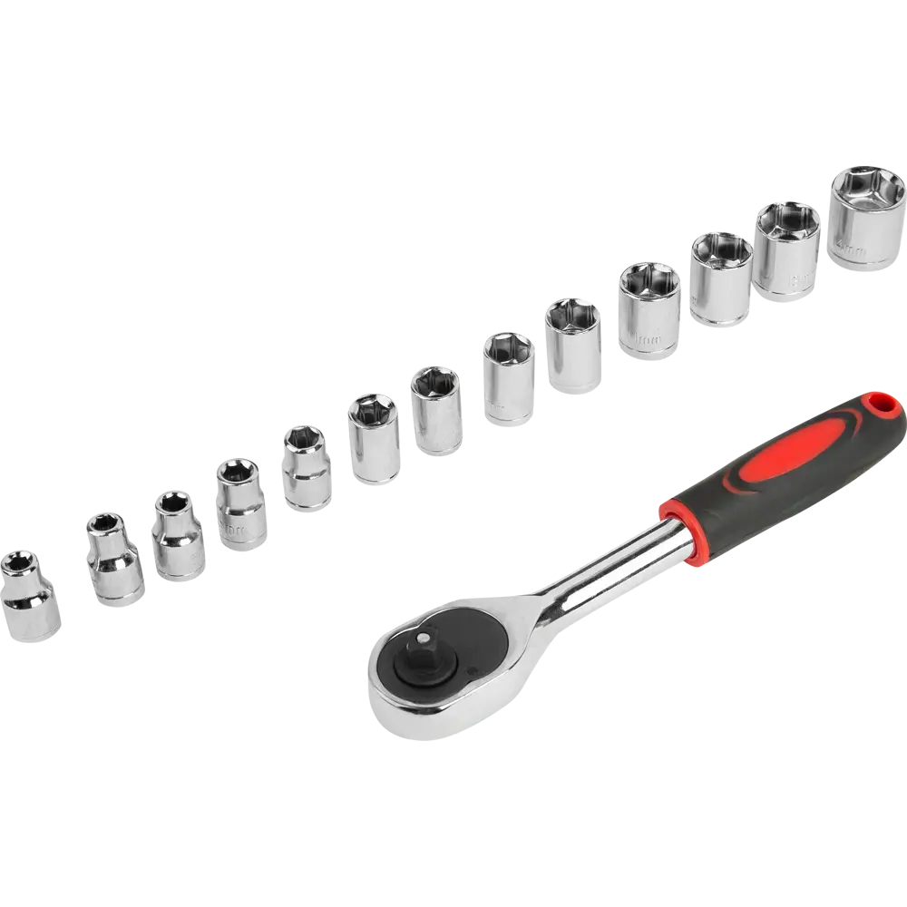 Набор торцевых головок с ключом Top Tools 38D570 1/4 дюйма, 49 шт STLM-2014559