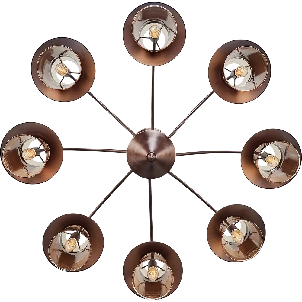 Люстра «Gavana» 590/8PL 8хЕ14х40 Вт цвет коричневый Escada STLM-2081765 - Вид №1