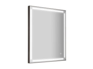 Прямоугольное зеркало со встроенным освещением для ванной комнаты
