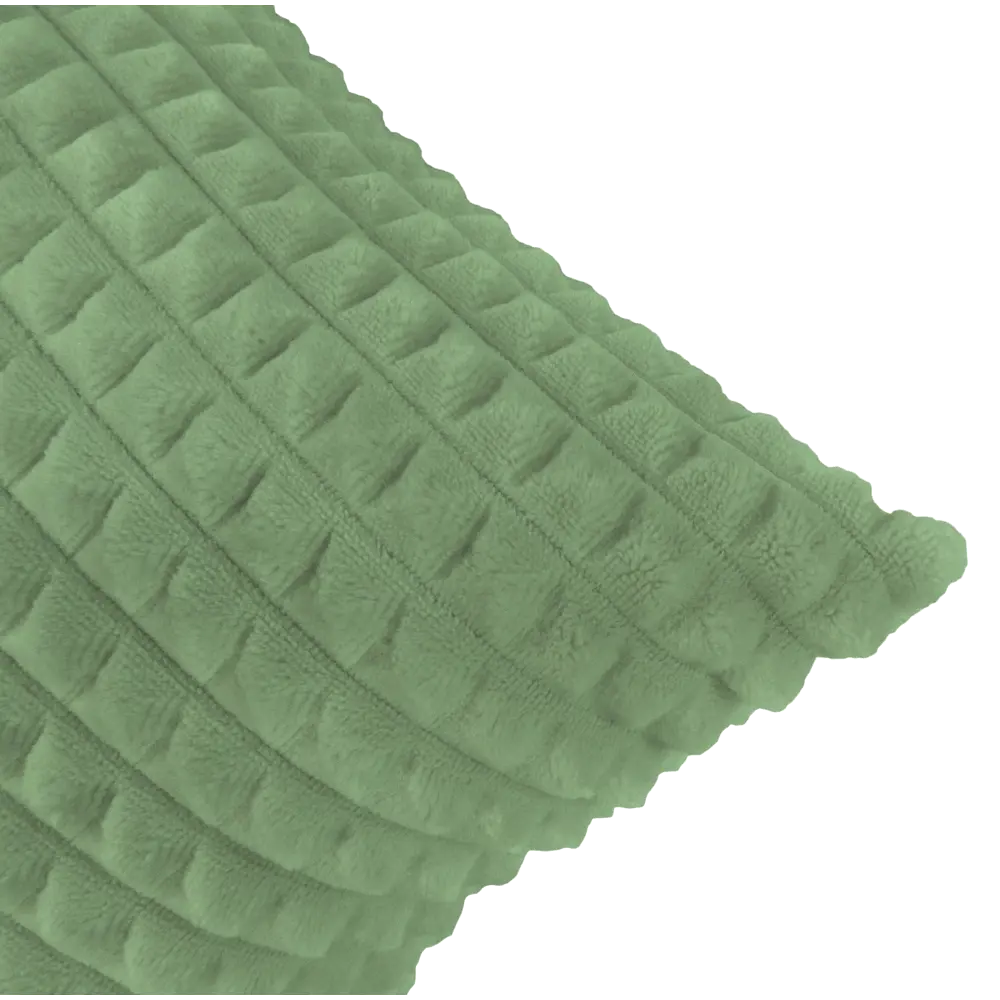 Подушка Плюш 40x40 см цвет оливковый 89112392 STLM-2033588 LINEN WAY  - Вид №2