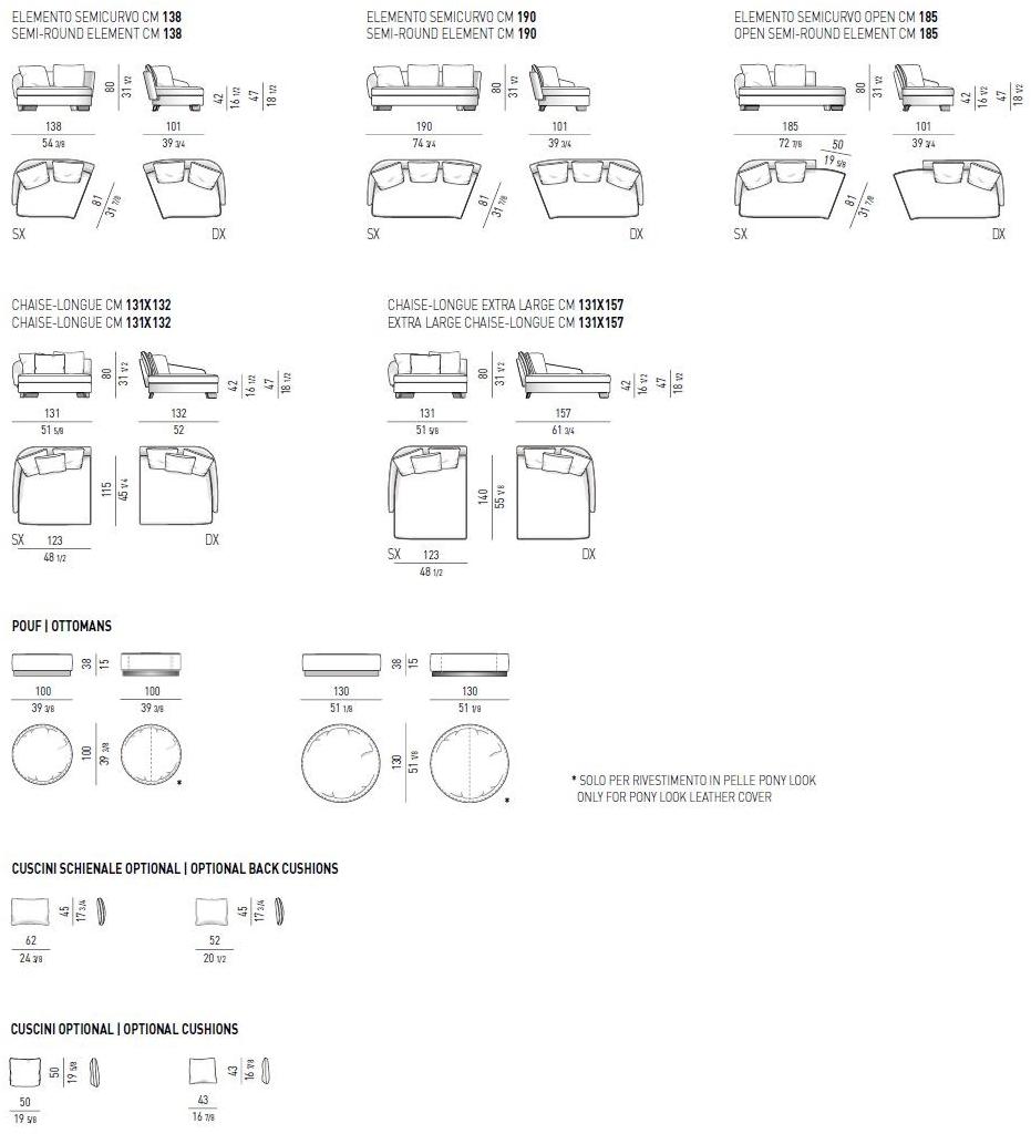 Minotti Изогнутый диван Lawson sun-id-1375676 - Вид №4