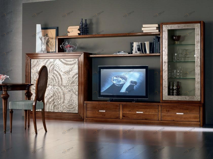 Cantiero Модульная стенка для хранения из сусального серебра Étoile day Et1011