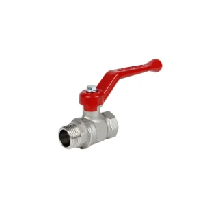 91909544 Кран шаровой прямой Valfex NLR1 VF.215.NLR1.034 DN20 PN25 3/4" ВР-НР латунь ручка рычаг STLM-1341419