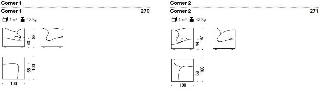 Moroso Модульный секционный диван Misfits sun-id-1420418 - Вид №1