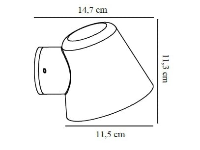 Металлическая наружная настенная лампа Nordlux ALERIA ARCH-00044353 - Вид №4