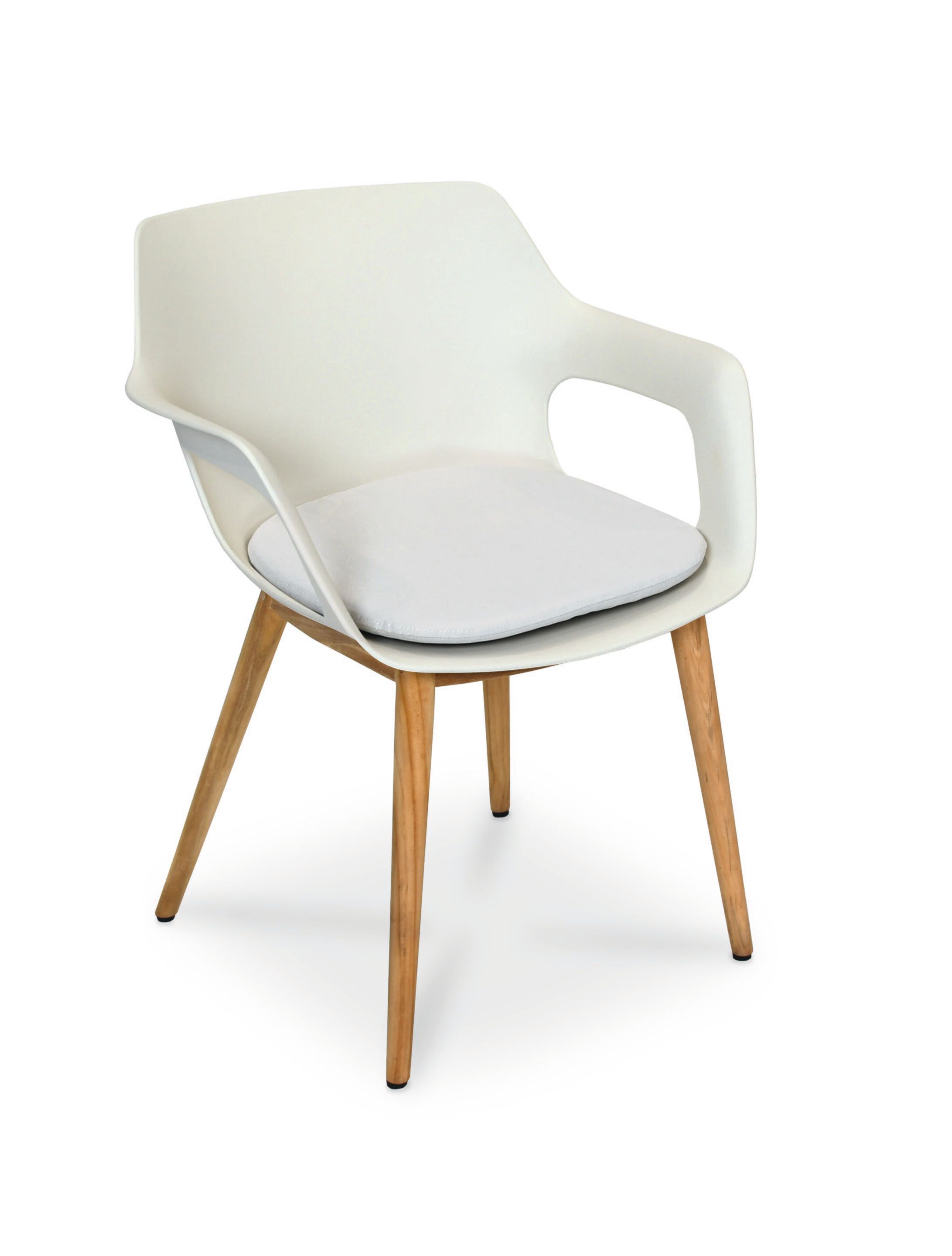 Рециркулированный пластиковый штабелируемый стул с подлокотниками FISCHER MÖBEL Tempus ARCH-00055566 - Вид №4