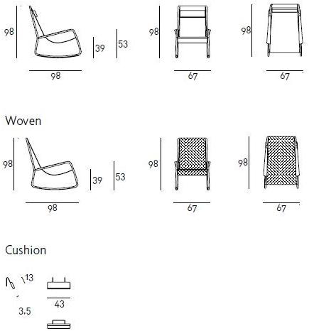 Living Divani Кресло-качалка из кожи sun-id-1449804 - Вид №5