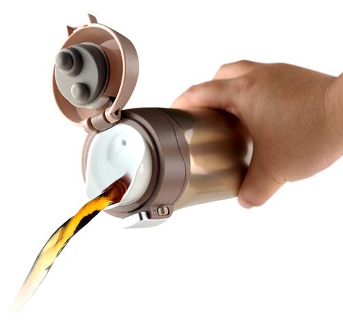 V600 pink-white Термокружка 450 ml Asobu Diva Cup  - Вид №3