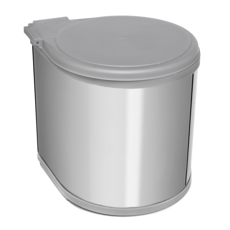 Ведро для мусора на дверцу шкафа Delta 350/11 Metallic Grey NAVAKO 10001