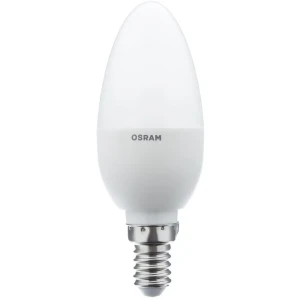 Лампа светодиодная Osram свеча E14 6 Вт 470 Лм свет тёплый белый