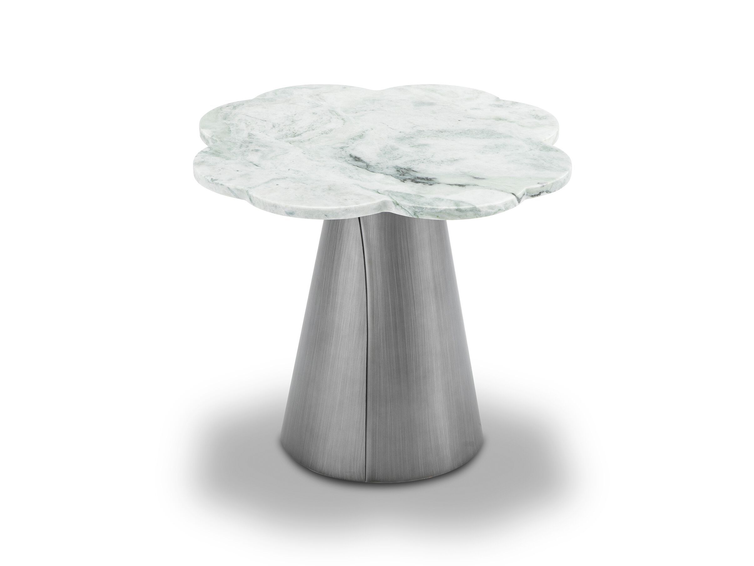 Журнальный столик из мрамора и нержавеющей стали с центральным основанием CAMPO DE' FIORI ASCT695B ARCH-00145795
