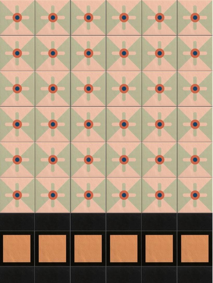 Mutina Настенная / напольная плитка из глазурованного керамогранита Mattonelle margherita sun-id-1360059 - Вид №4