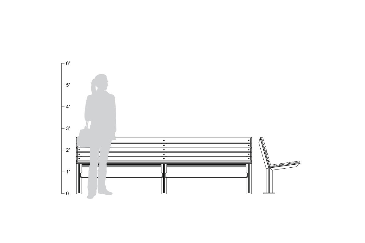 FSRT42 Скамейка рыцаря  Forms-surfaces  - Вид №26