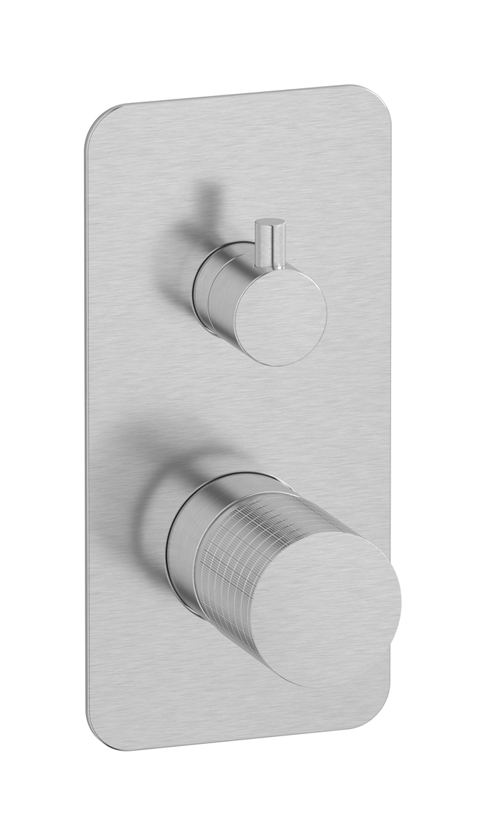 Внешние части встроенного в стену смесителя на 3 потребителя WE ARE IB ga312ss Brushed Nickel Gatsby