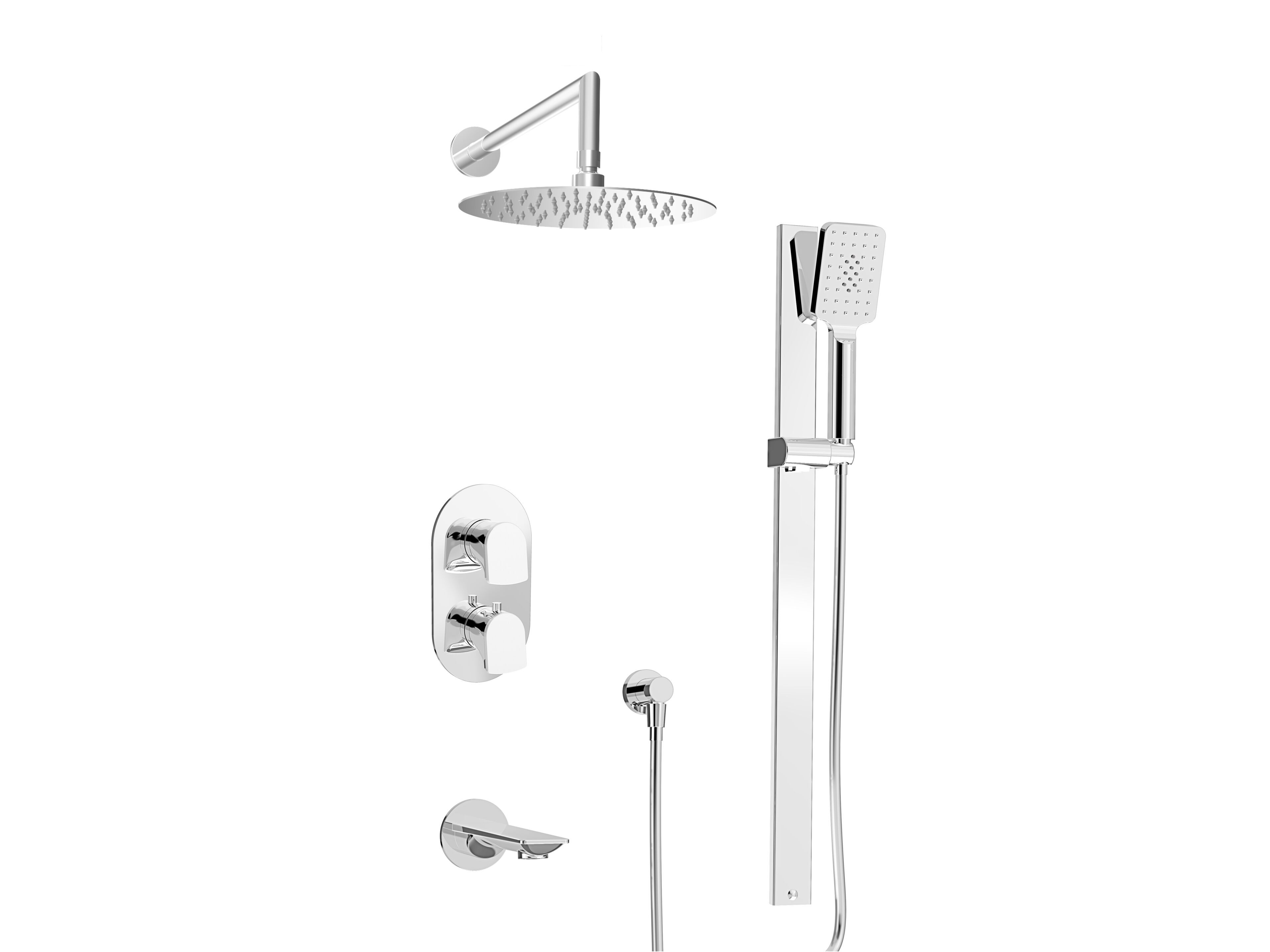 Набор термостатических встраиваемых ванн с ручным душем BARIL PRO-4300-56 ARCH-00030235