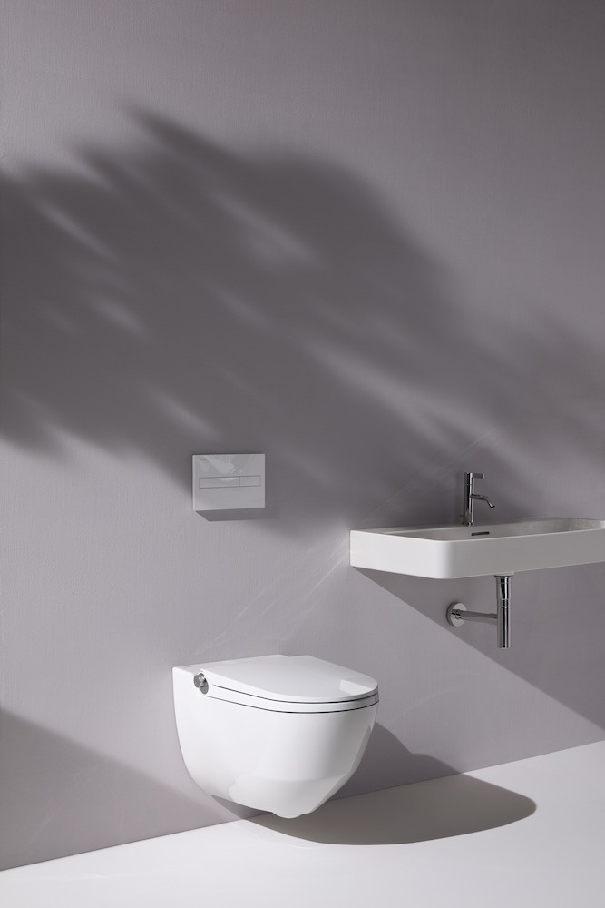 H8206914000001 Подвесной безободковый унитаз-биде с пультом дистанционного управления, с сиденьем и крышкой LAUFEN PRO - Вид №24