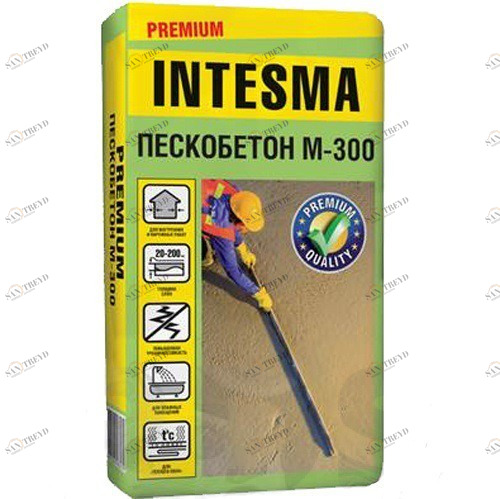 Пескобетон Юнис INTESMA М300 40кг Unis 7221