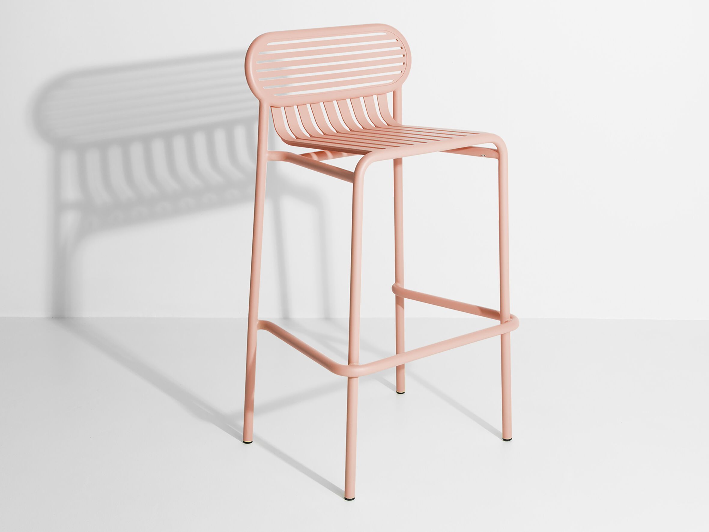 Алюминиевый высокий стул с порошковым покрытием с подставкой для ног Petite Friture WEEK-END ARCH-00135780 - Вид №15