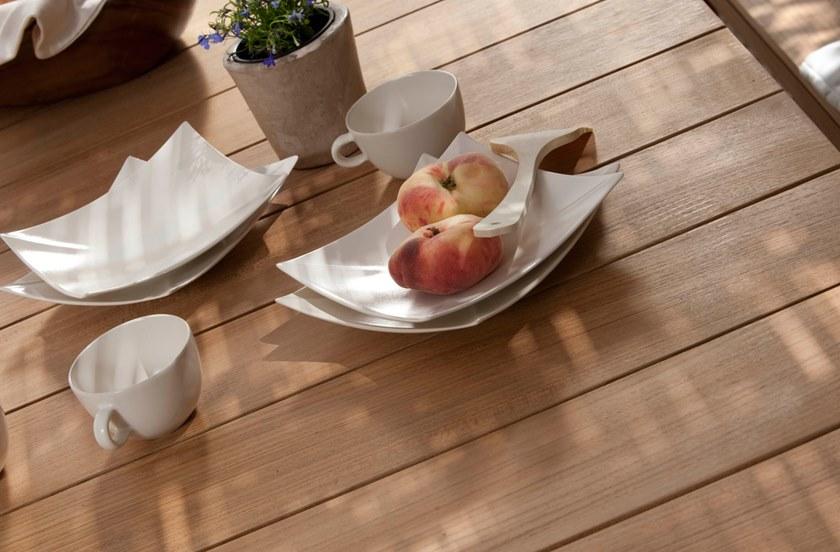 TRIBÙ Прямоугольный садовый стол из тика Kos 04052/04053/04054 - Вид №7