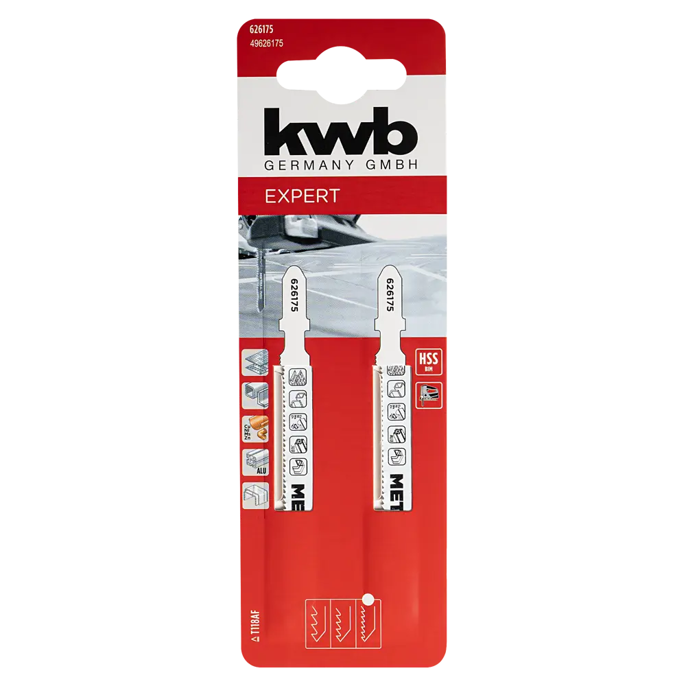 Пилка для электролобзика по металлу KWB 626175, 2 шт. 89445610 STLM-2129242  - Вид №3