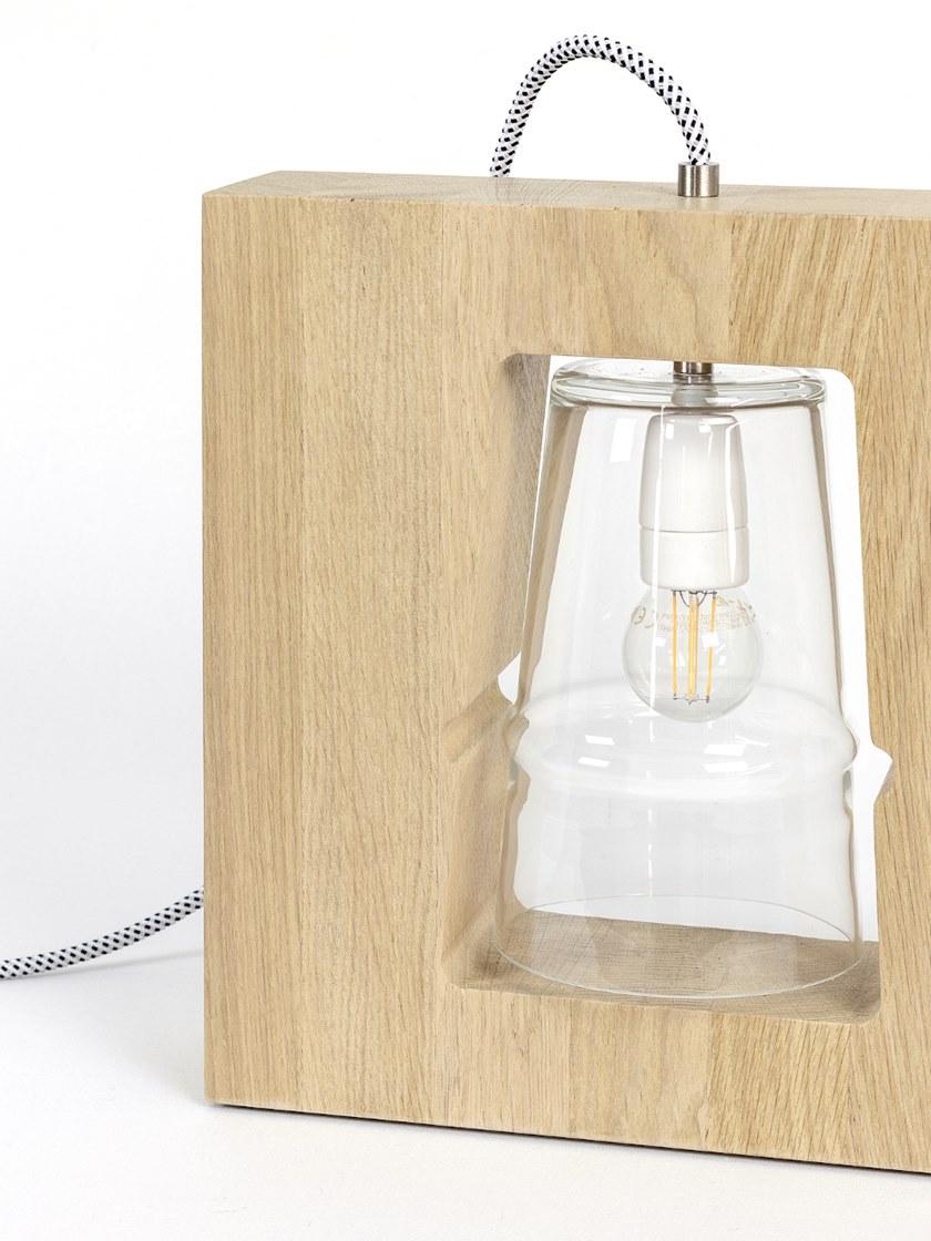 Hind Rabii Светодиодная настольная лампа из дуба Belle d'i empreinte sun-id-1355230 - Вид №3