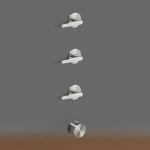 Термостатический смеситель для душа набора с 3 запорными клапанами  FLG53 CEADESIGN