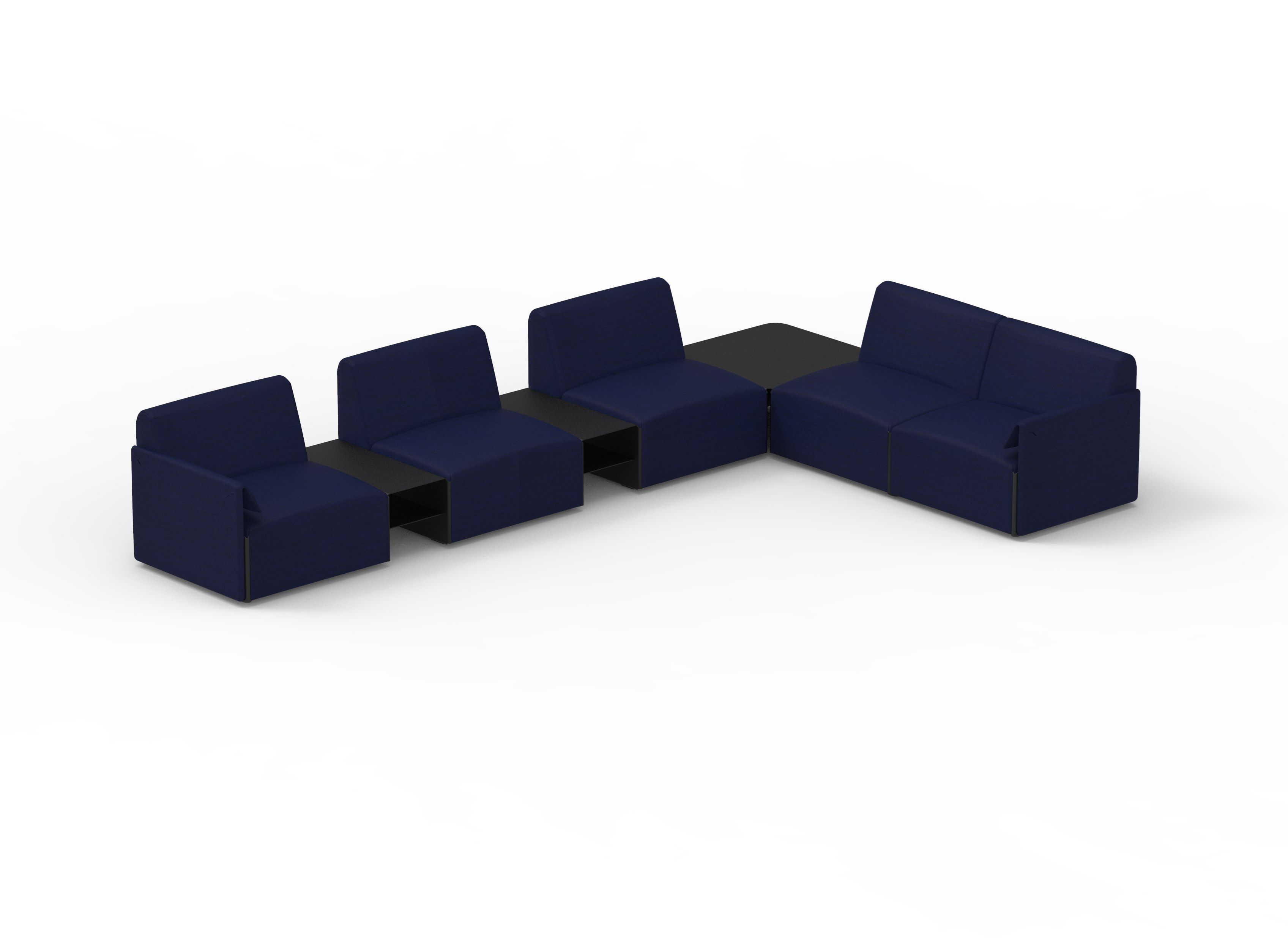 Алюминиевый прямоугольный журнальный столик Magis Костюм ARCH-00121531 - Вид №2