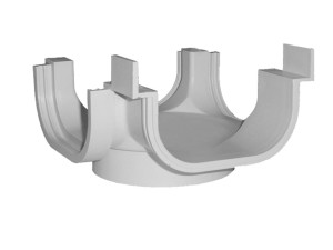ПП 4-ходовой сливной сустав для канала 130xl низкий