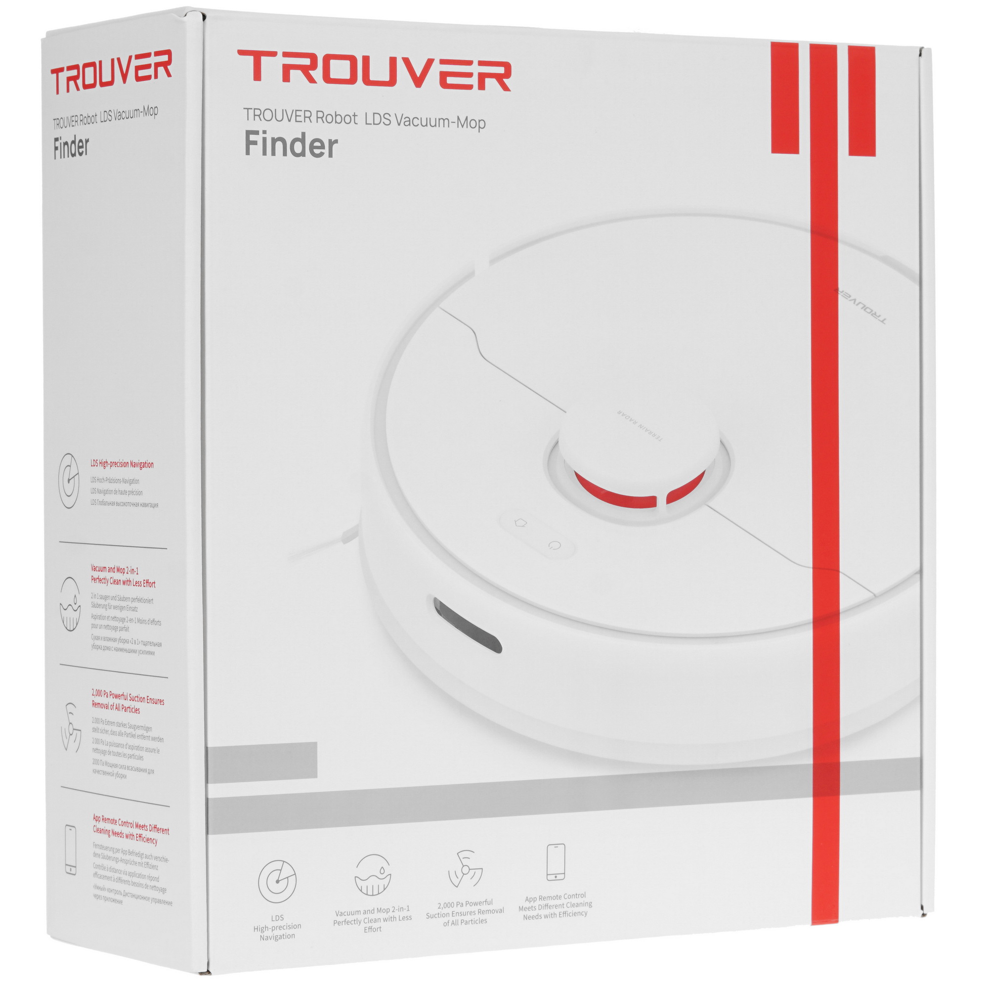 5331453 Робот-пылесос Trouver Finder белый STDN-0129106 - Вид №9