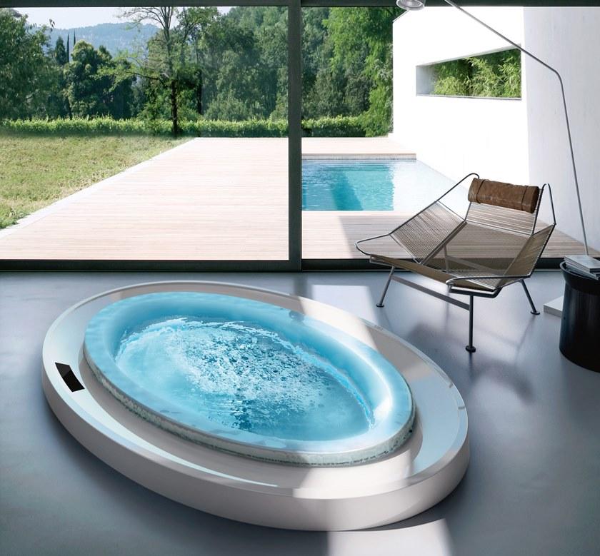 Gruppo Treesse Овальный встроенный пейзажный бассейн Treesse ghost sun-id-1462870 - Вид №1