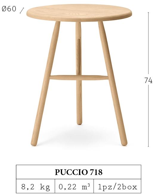 Billiani Круглый стол из ясеня Puccio 718 - Вид №1