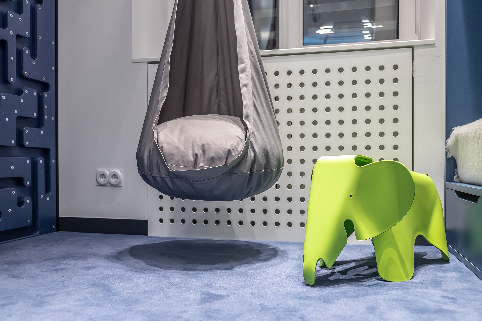 Подвесное кресло-кокон серое ПОКАЧАЙКА  00-3831142 Серый Santreyd  - Вид №3