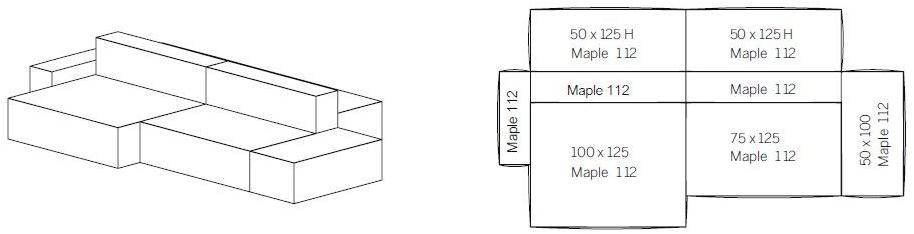 Montis Модульный диван из ткани Domino.18 sun-id-1437953 - Вид №14
