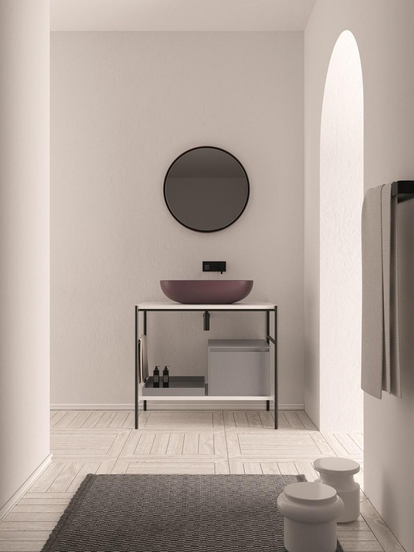 Nic Модульная напольная тумба под умывальник с ящиками Velo sun-id-1387581 - Вид №1