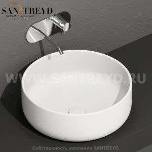 430230 Накладная раковина на столешницу  круглая Kerasan Nolita