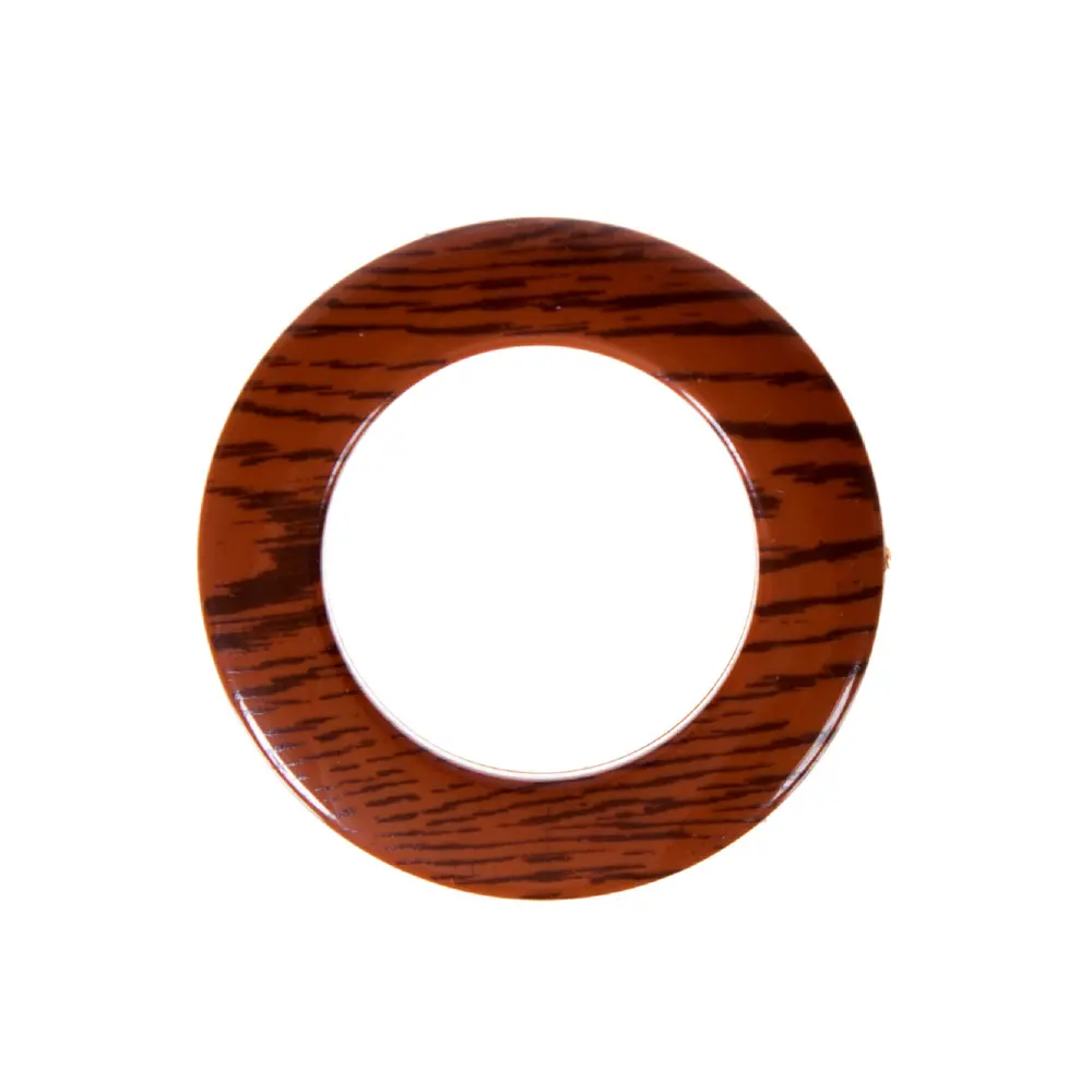 Люверсы 35 мм дерево цвет коричневый 10 шт ТОРГОВЫЙ ДОМ ТЕКСТИЛЬ STLM-2025823