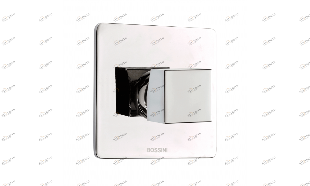 Z00064 + Z00007 - Single-Lever Смеситель & запорный кран Cube - 1 Outlet BOSSINI 
