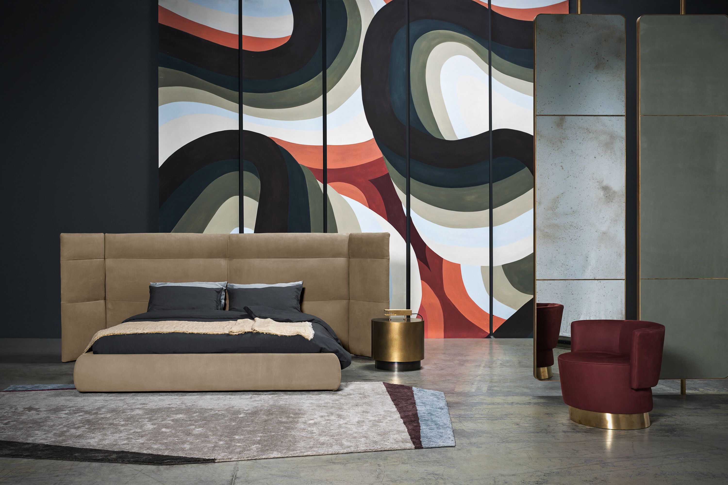 Мягкая двуспальная кровать Baxter COUCHE EXTRA ARCH-00116047 - Вид №1